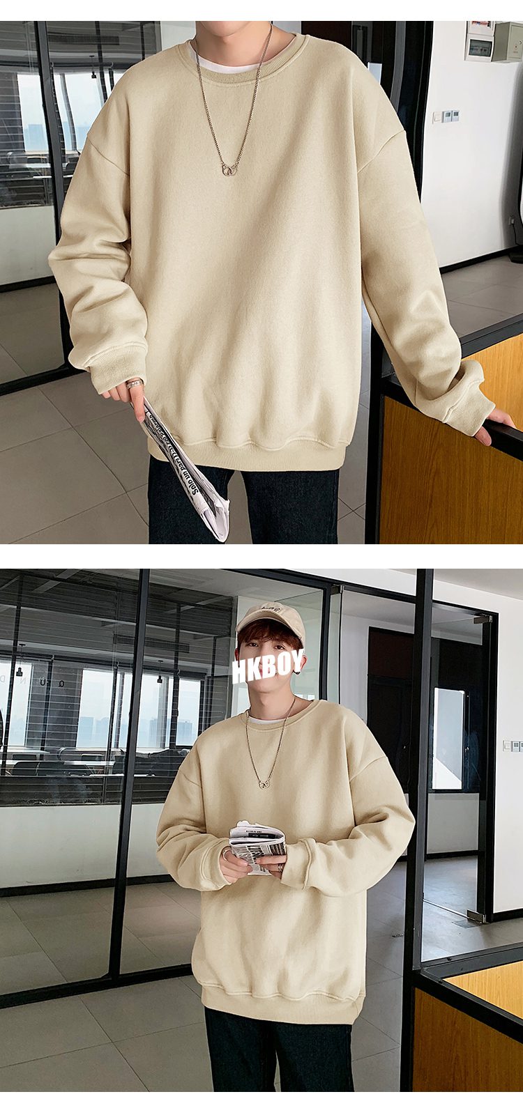 Hoodies Sweatshirts Men Streetwear Solid Pullover Sweatshirt Hoodies Men New 2021 Spring Autumn Sweatshirt Men