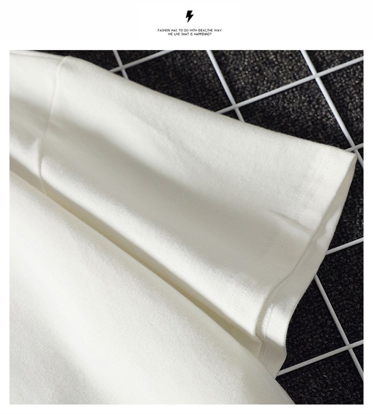 New Summer Men's T Shirt 2021 Fashion Solid T Shirt Mens Oversized Hip Hop Short Sleeve Casual Cotton Mens Streetwear Top Tees