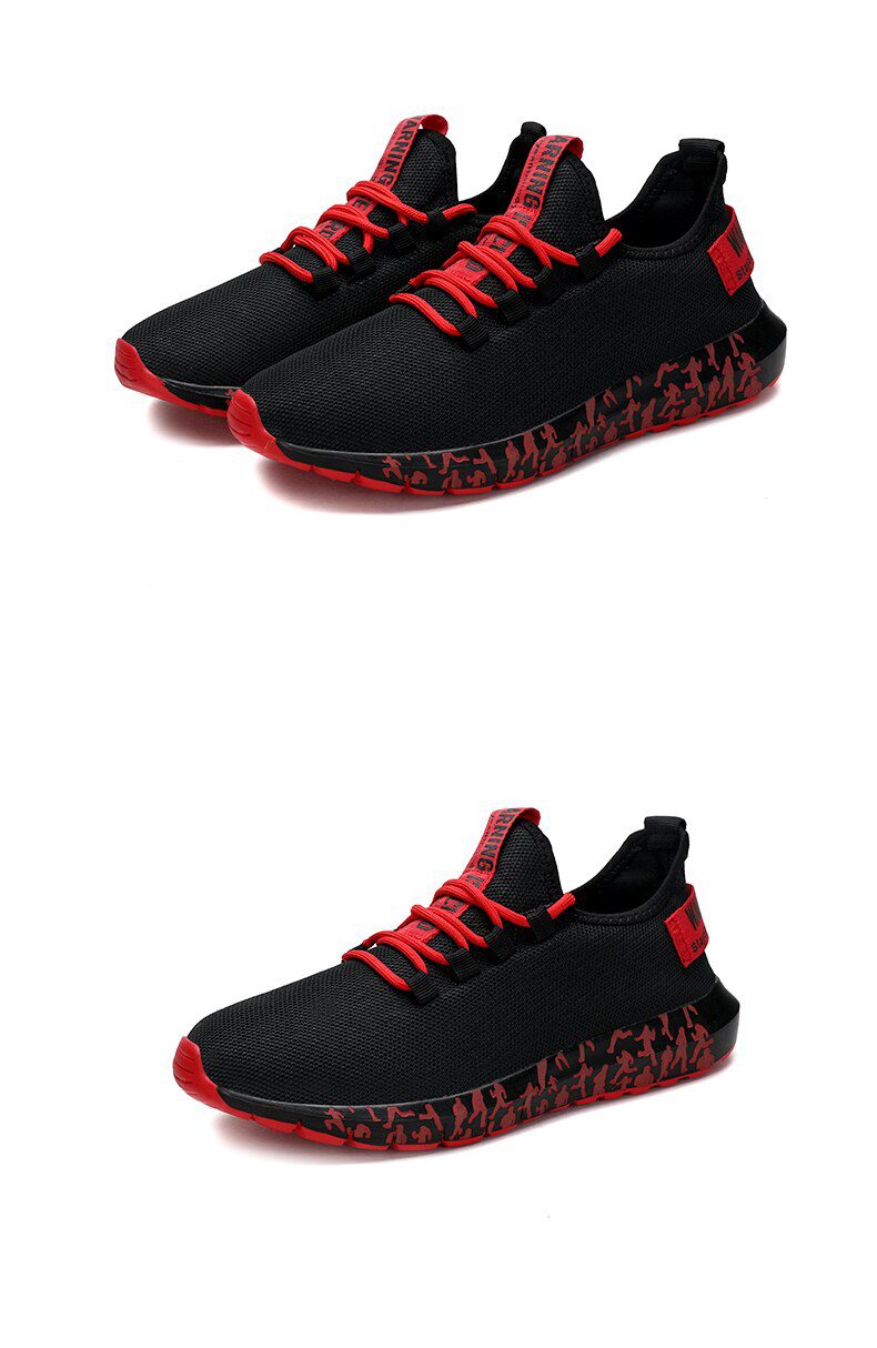 Men Vulcanize Shoes Sneakers Breathable Men Casual Shoes No-slip Male Lace Up Men Shoes Lightweight Tenis Masculino Wholesale