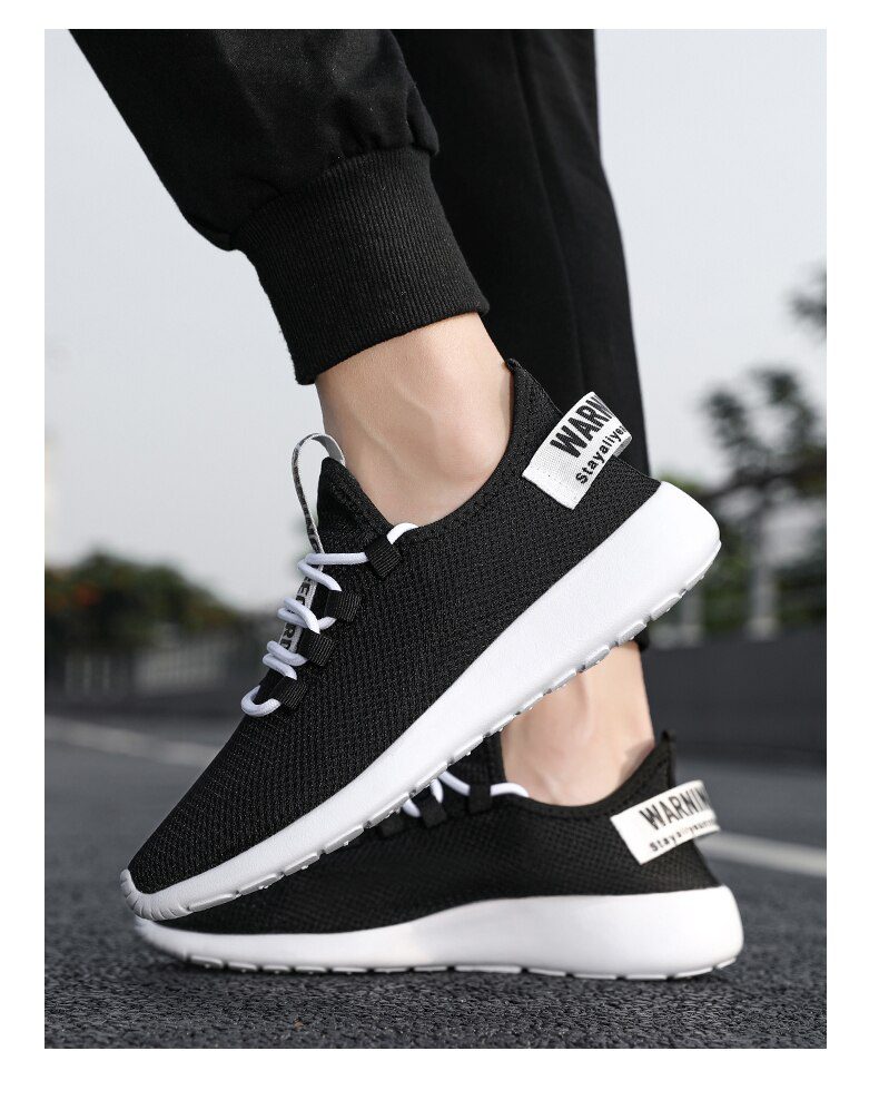 Men Vulcanize Shoes Sneakers Breathable Men Casual Shoes No-slip Male Lace Up Men Shoes Lightweight Tenis Masculino Wholesale