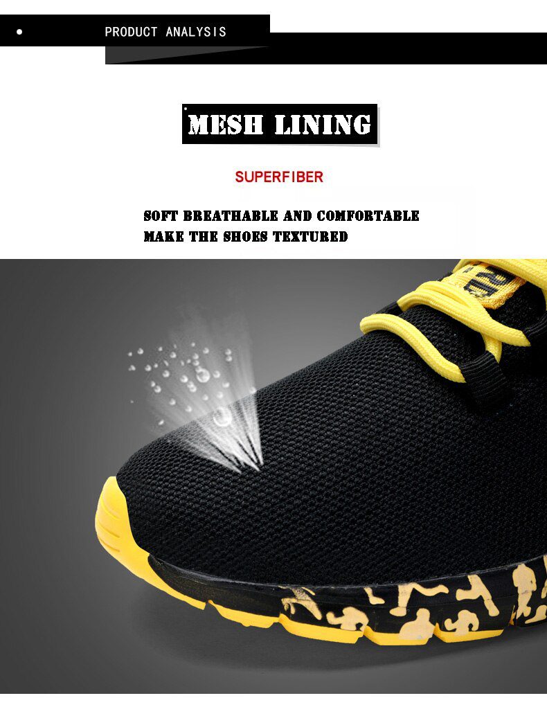 Men Vulcanize Shoes Sneakers Breathable Men Casual Shoes No-slip Male Lace Up Men Shoes Lightweight Tenis Masculino Wholesale
