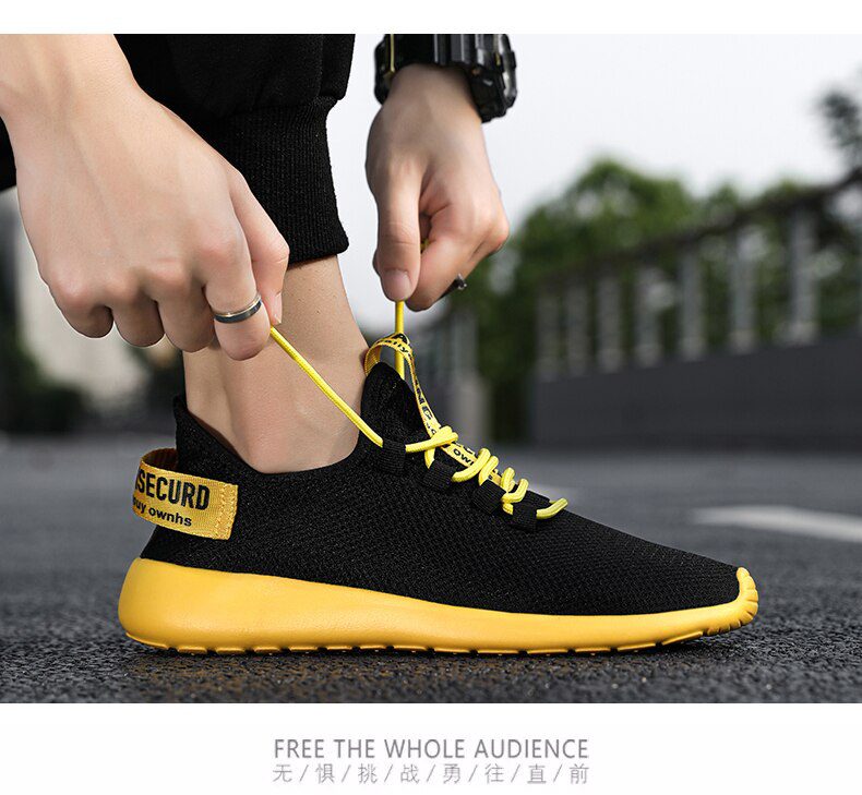 Men Vulcanize Shoes Sneakers Breathable Men Casual Shoes No-slip Male Lace Up Men Shoes Lightweight Tenis Masculino Wholesale