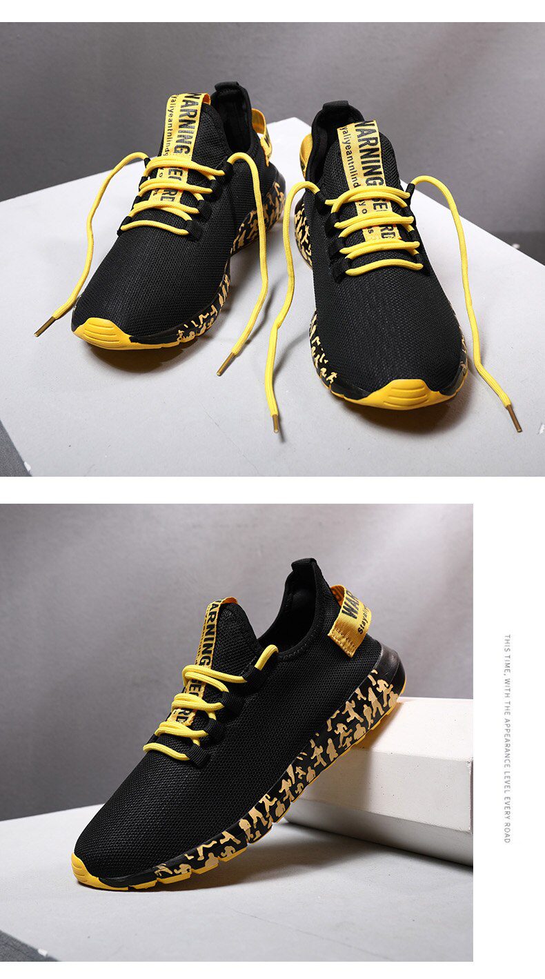 Men Vulcanize Shoes Sneakers Breathable Men Casual Shoes No-slip Male Lace Up Men Shoes Lightweight Tenis Masculino Wholesale