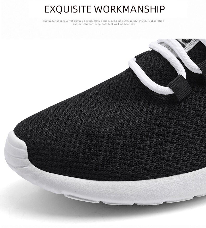 Men Vulcanize Shoes Sneakers Breathable Men Casual Shoes No-slip Male Lace Up Men Shoes Lightweight Tenis Masculino Wholesale