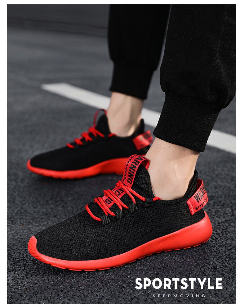 Men Vulcanize Shoes Sneakers Breathable Men Casual Shoes No-slip Male Lace Up Men Shoes Lightweight Tenis Masculino Wholesale