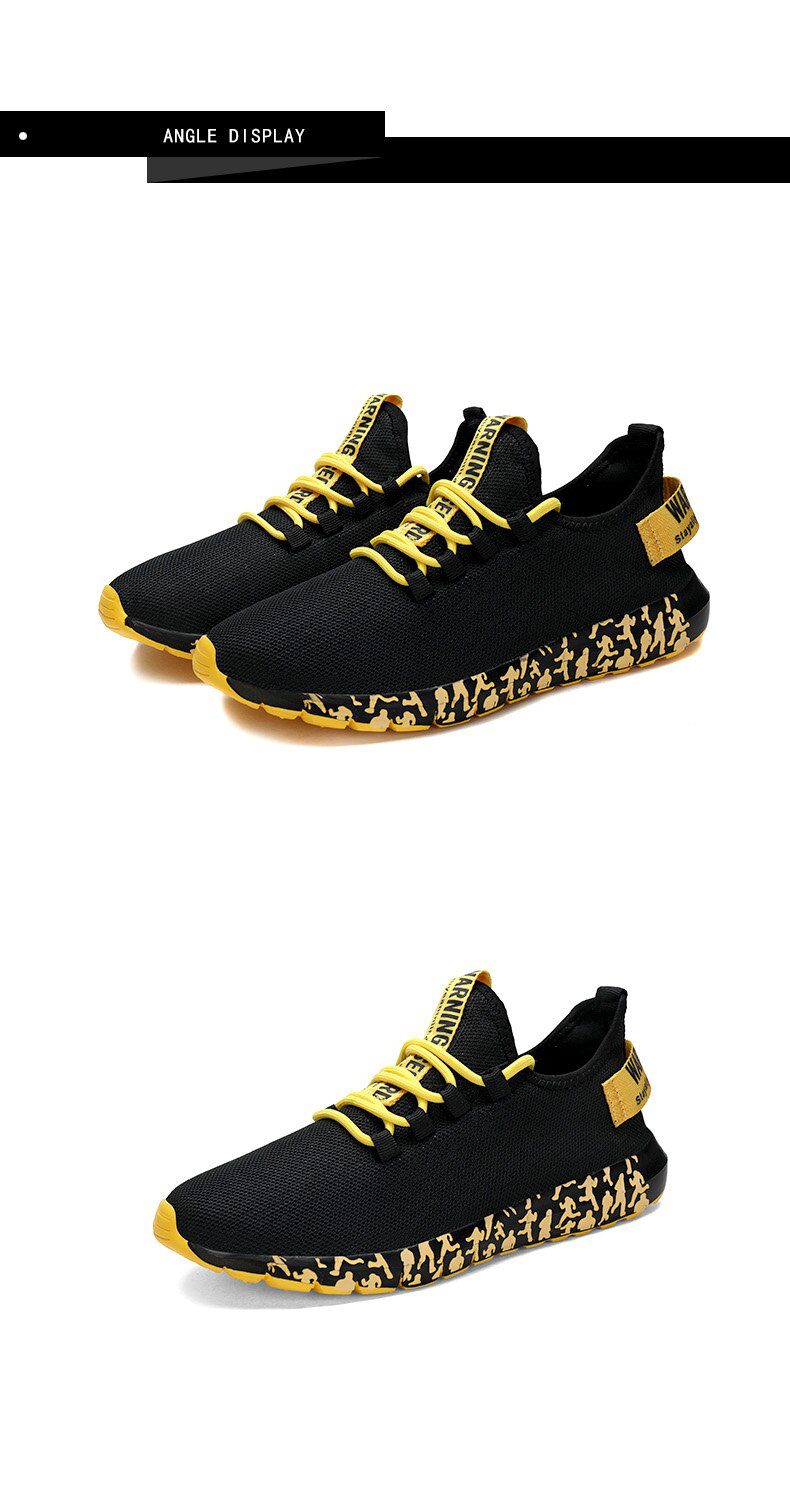 Men Vulcanize Shoes Sneakers Breathable Men Casual Shoes No-slip Male Lace Up Men Shoes Lightweight Tenis Masculino Wholesale