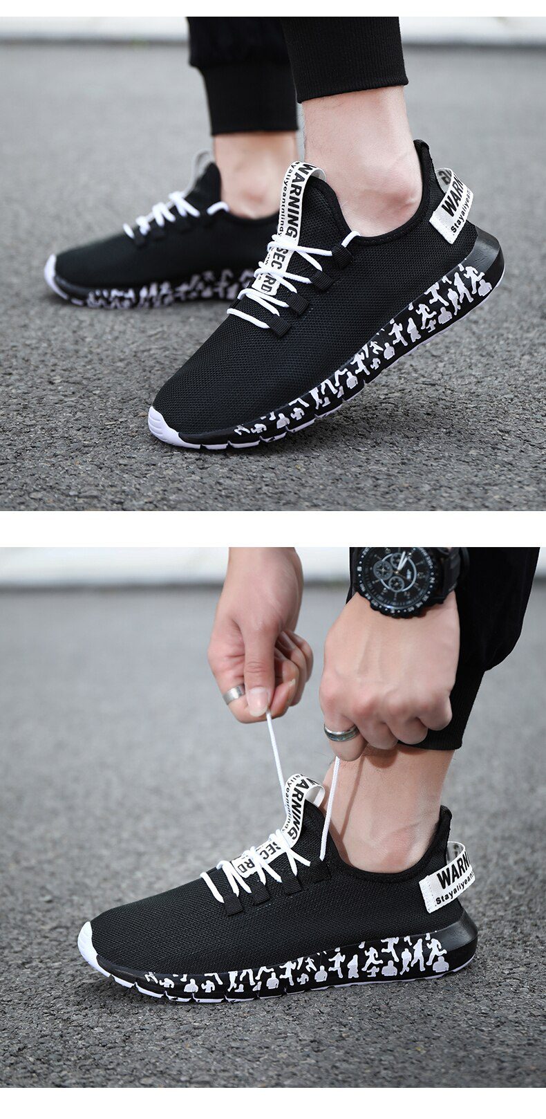 Men Vulcanize Shoes Sneakers Breathable Men Casual Shoes No-slip Male Lace Up Men Shoes Lightweight Tenis Masculino Wholesale