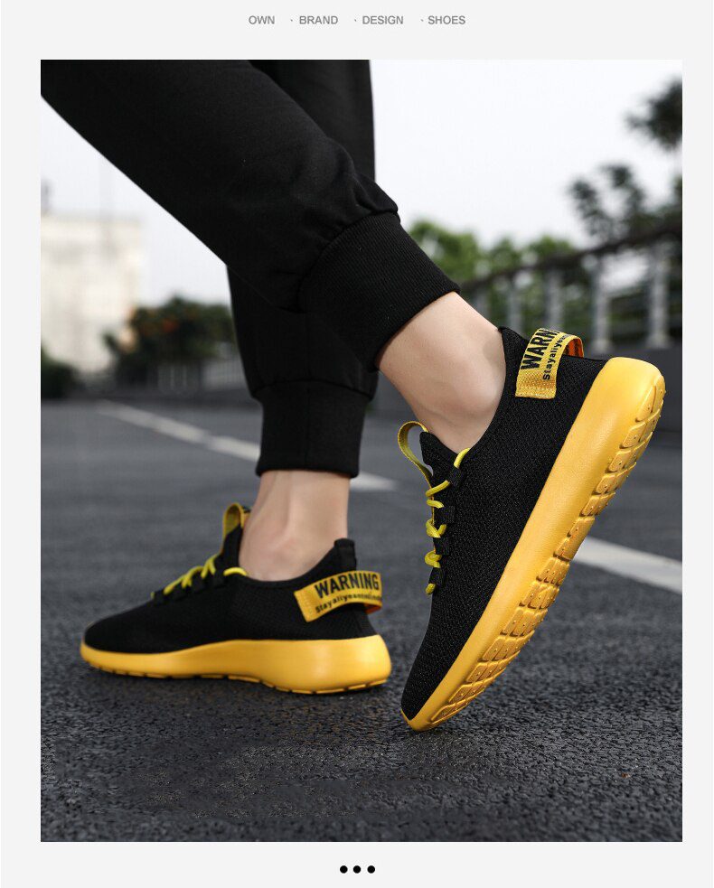 Men Vulcanize Shoes Sneakers Breathable Men Casual Shoes No-slip Male Lace Up Men Shoes Lightweight Tenis Masculino Wholesale