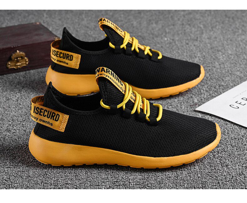 Men Vulcanize Shoes Sneakers Breathable Men Casual Shoes No-slip Male Lace Up Men Shoes Lightweight Tenis Masculino Wholesale