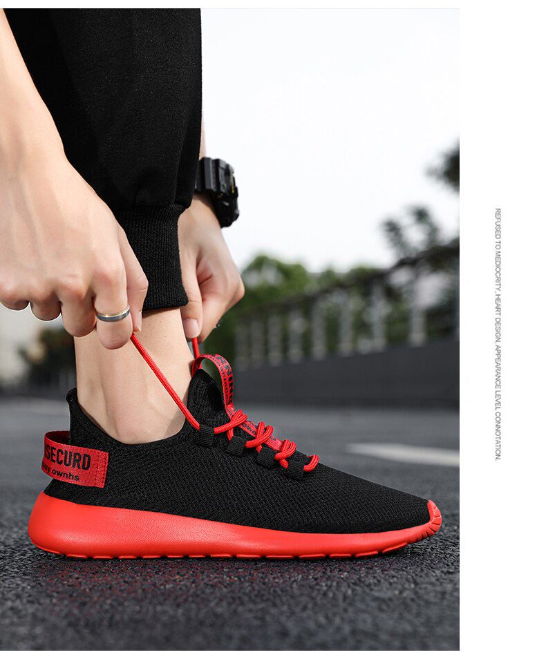 Men Vulcanize Shoes Sneakers Breathable Men Casual Shoes No-slip Male Lace Up Men Shoes Lightweight Tenis Masculino Wholesale