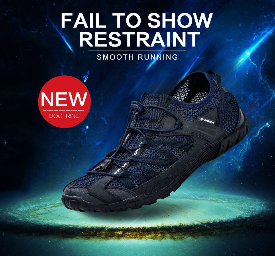 BONA Summer Sneakers Breathable Men Casual Shoes Fashion Men Shoes Tenis Masculino Adulto Sapato Masculino Men Leisure Shoe