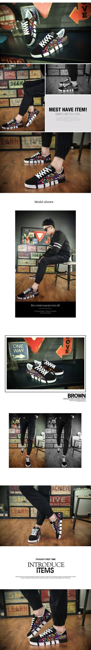 New Men Sneakers Casual Shoes Men Lovers Printing Fashion Flat Tenis Masculino Vulcanized Shoes Zapatos De Hombre