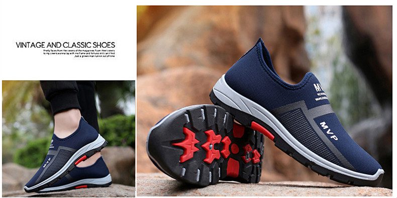 Summer Mesh Men Shoes Lightweight Sneakers Men Fashion Casual Walking Shoes Breathable Slip on Mens Loafers Zapatillas Hombre