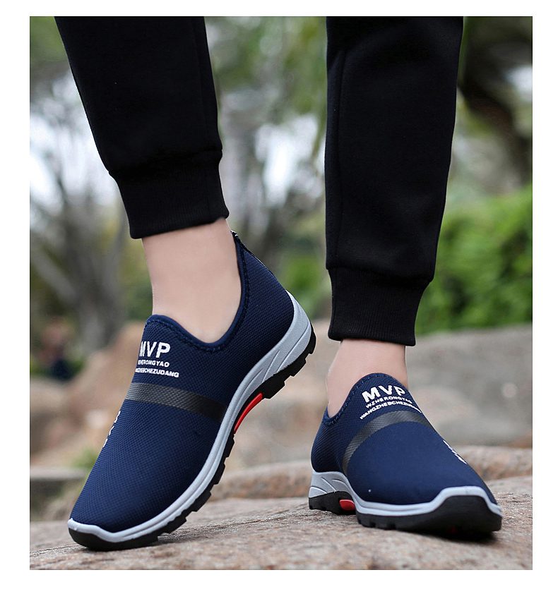Summer Mesh Men Shoes Lightweight Sneakers Men Fashion Casual Walking Shoes Breathable Slip on Mens Loafers Zapatillas Hombre