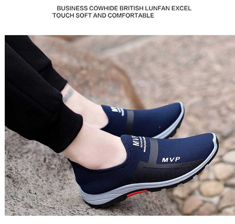 Summer Mesh Men Shoes Lightweight Sneakers Men Fashion Casual Walking Shoes Breathable Slip on Mens Loafers Zapatillas Hombre