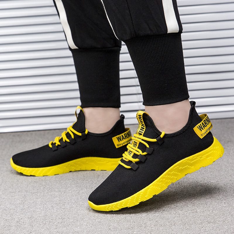 Men Vulcanize Casual Shoes Sneakers Mens Breathable No-slip Men 2019 Male Air Mesh Lace Up Wear-resistant Shoes Tenis Masculino