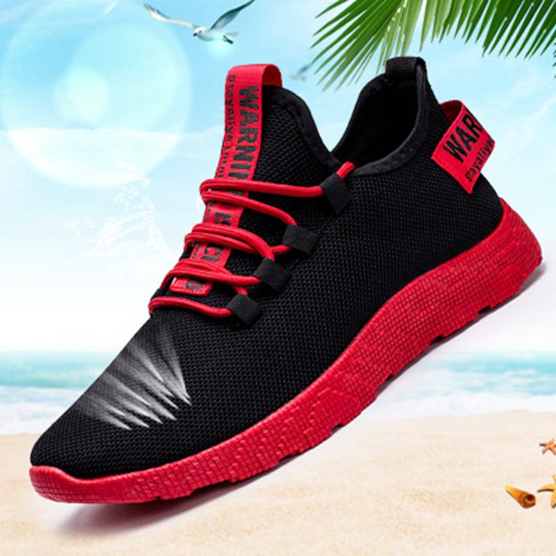Men Vulcanize Casual Shoes Sneakers Mens Breathable No-slip Men 2019 Male Air Mesh Lace Up Wear-resistant Shoes Tenis Masculino