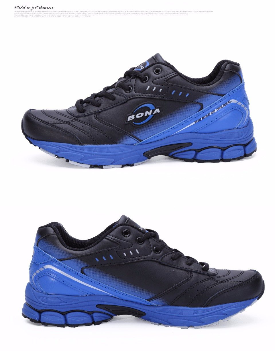 BONA New Style Men Running Shoes Typical Sport Shoes Outdoor Walking Shoes Men Sneakers Comfortable Women Sport Running Shoes