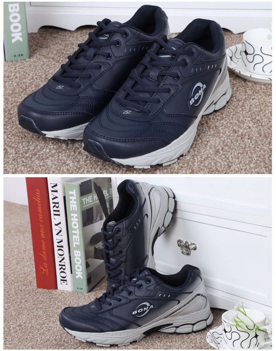 BONA New Style Men Running Shoes Typical Sport Shoes Outdoor Walking Shoes Men Sneakers Comfortable Women Sport Running Shoes