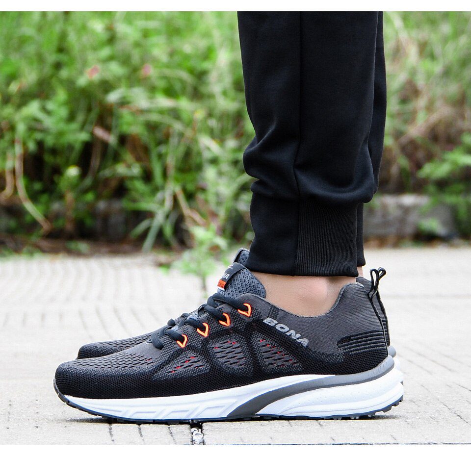 BONA Sneakers Men Shoes Sport Mesh Trainers Lightweight Baskets Femme Running Shoes Outdoor Athletic Shoes Men BONA Sneakers Men Shoes Sport Mesh Trainers Lightweight Baskets Femme Running Shoes Outdoor Athletic Shoes Men