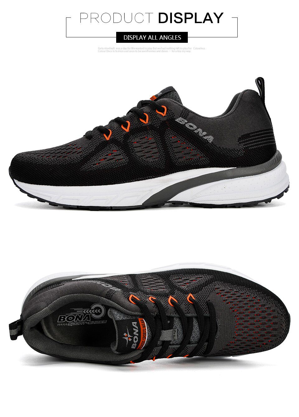 BONA Sneakers Men Shoes Sport Mesh Trainers Lightweight Baskets Femme Running Shoes Outdoor Athletic Shoes Men BONA Sneakers Men Shoes Sport Mesh Trainers Lightweight Baskets Femme Running Shoes Outdoor Athletic Shoes Men