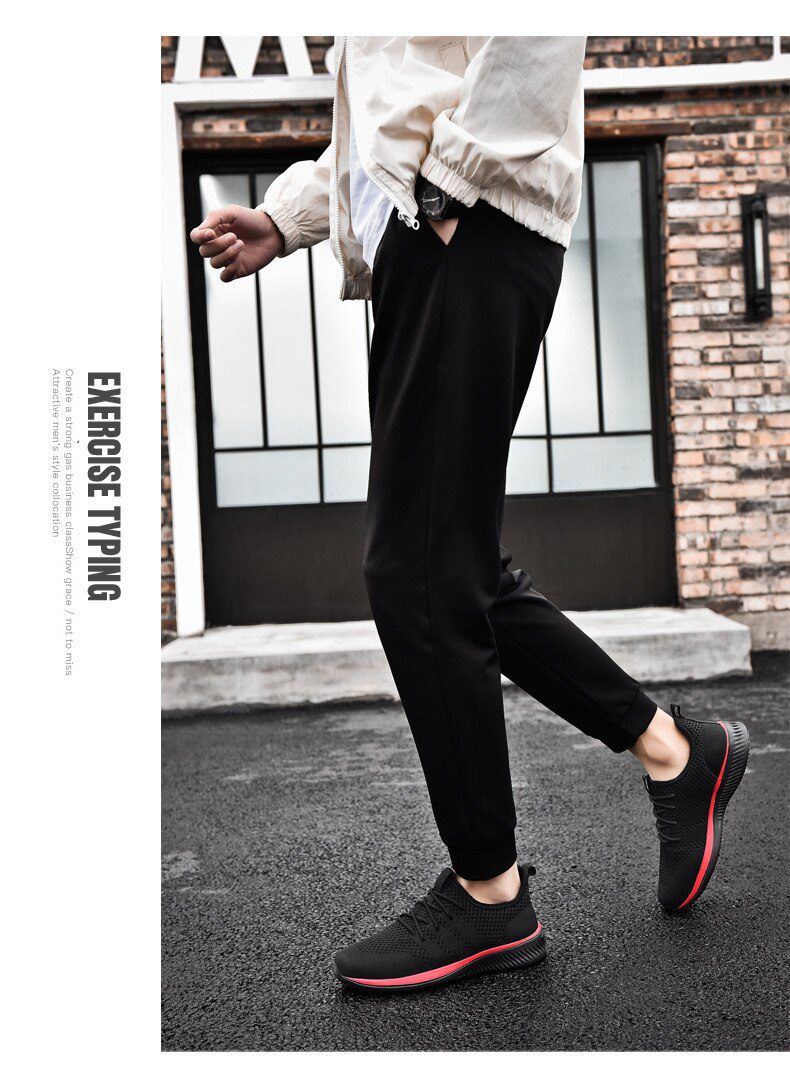 Men Running Shoes 2021 Comfortable Sport Shoes Men Trend Lightweight Walking Shoes Men Sneakers Breathable Zapatillas