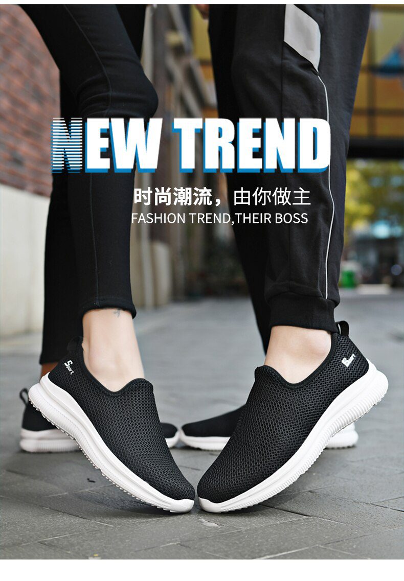 2021 New Shoes Men Loafers Light Walking Breathable Summer Comfortable Casual Shoes Men Sneakers Zapatillas Hombre Plus Couple
