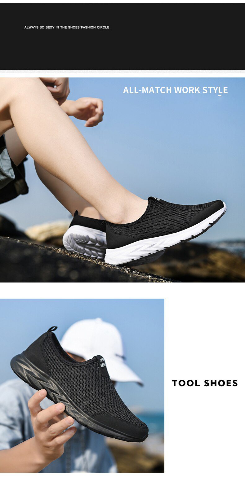 2021 New Shoes Men Loafers Light Walking Breathable Summer Comfortable Casual Shoes Men Sneakers Zapatillas Hombre Plus Couple