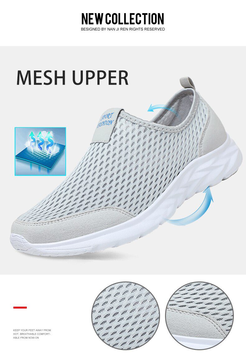 2021 New Shoes Men Loafers Light Walking Breathable Summer Comfortable Casual Shoes Men Sneakers Zapatillas Hombre Plus Couple