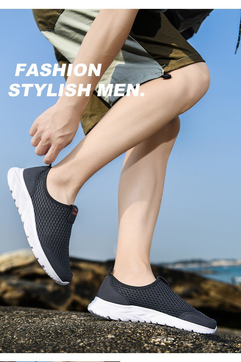 2021 New Shoes Men Loafers Light Walking Breathable Summer Comfortable Casual Shoes Men Sneakers Zapatillas Hombre Plus Couple