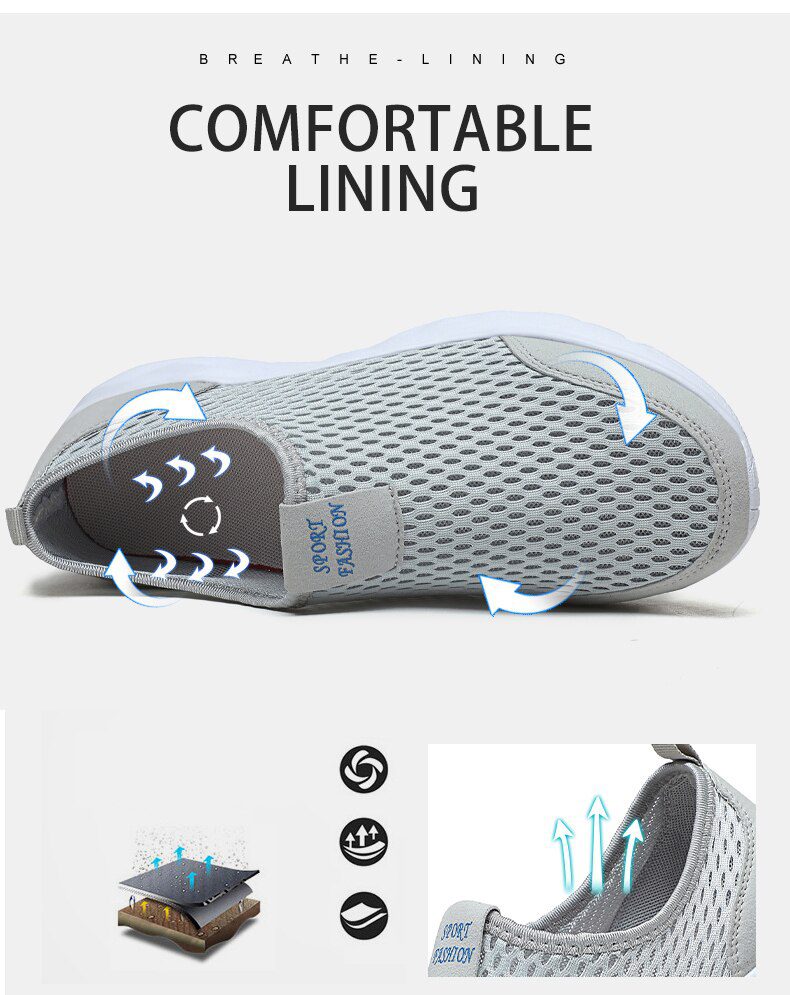 2021 New Shoes Men Loafers Light Walking Breathable Summer Comfortable Casual Shoes Men Sneakers Zapatillas Hombre Plus Couple