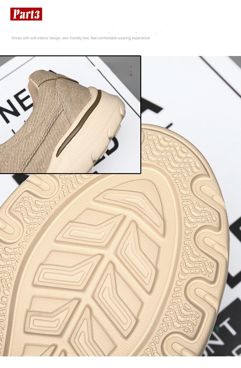 Men's Casual Shoes Canvas Breathable Loafers Men 2021 New Male Comfortable Outdoor Walking Shoes Classic Loafers Men Sneakers