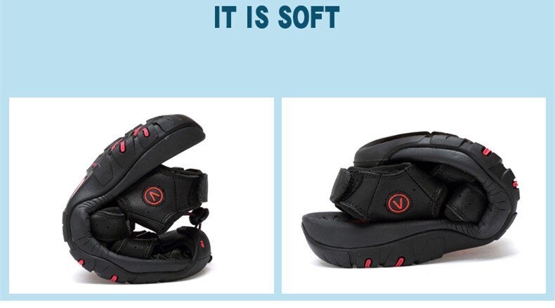 MIXIDELAI Genuine Leather Men Shoes Summer New Large Size Men's Sandals Men Sandals Fashion Sandals Slippers Big Size 38-47