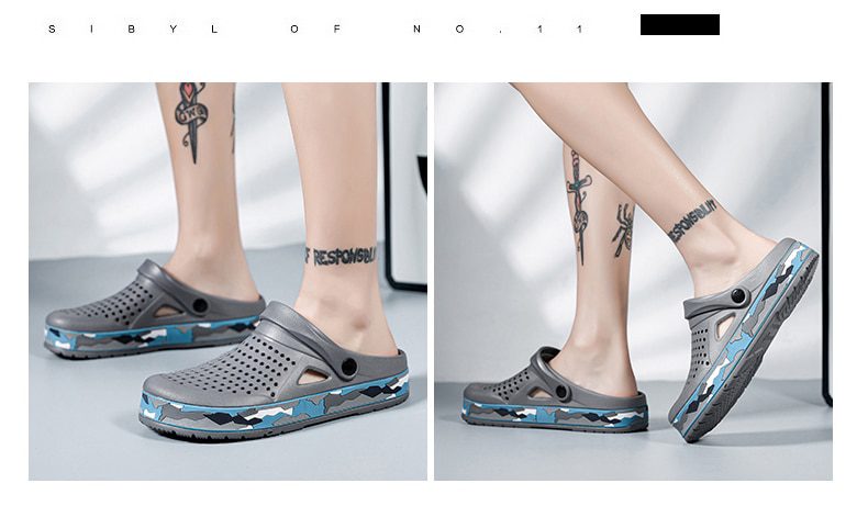 Brand Men Sandals Black Garden Casual Aqua Clogs Hot Male Band Sandals Summer Slides Beach Swimming Shoes Slippers Brand Men Sandals Black Garden Casual Aqua Clogs Hot Male Band Sandals Summer Slides Beach Swimming Shoes Slippers