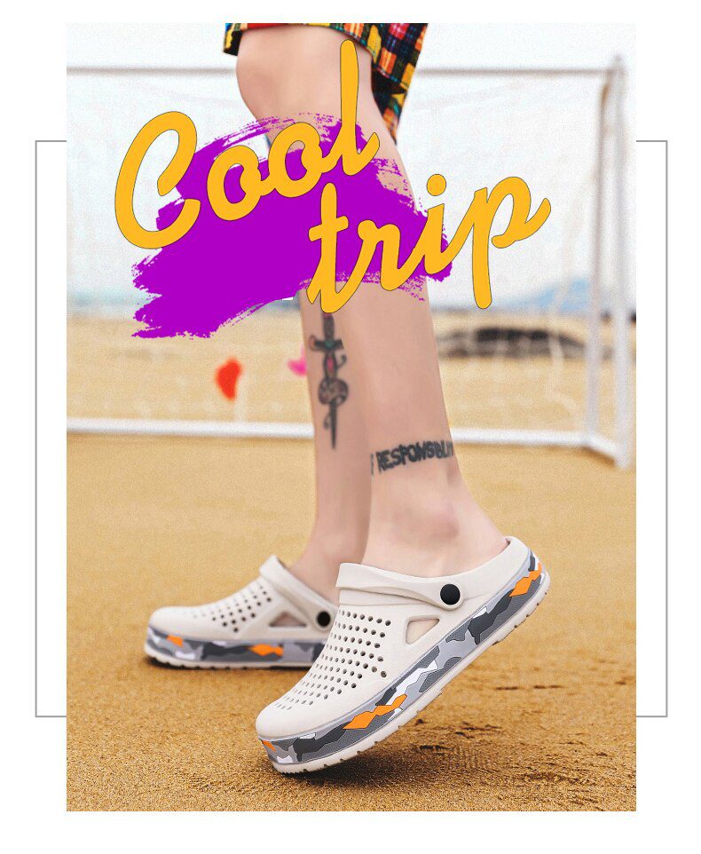 Brand Men Sandals Black Garden Casual Aqua Clogs Hot Male Band Sandals Summer Slides Beach Swimming Shoes Slippers Brand Men Sandals Black Garden Casual Aqua Clogs Hot Male Band Sandals Summer Slides Beach Swimming Shoes Slippers