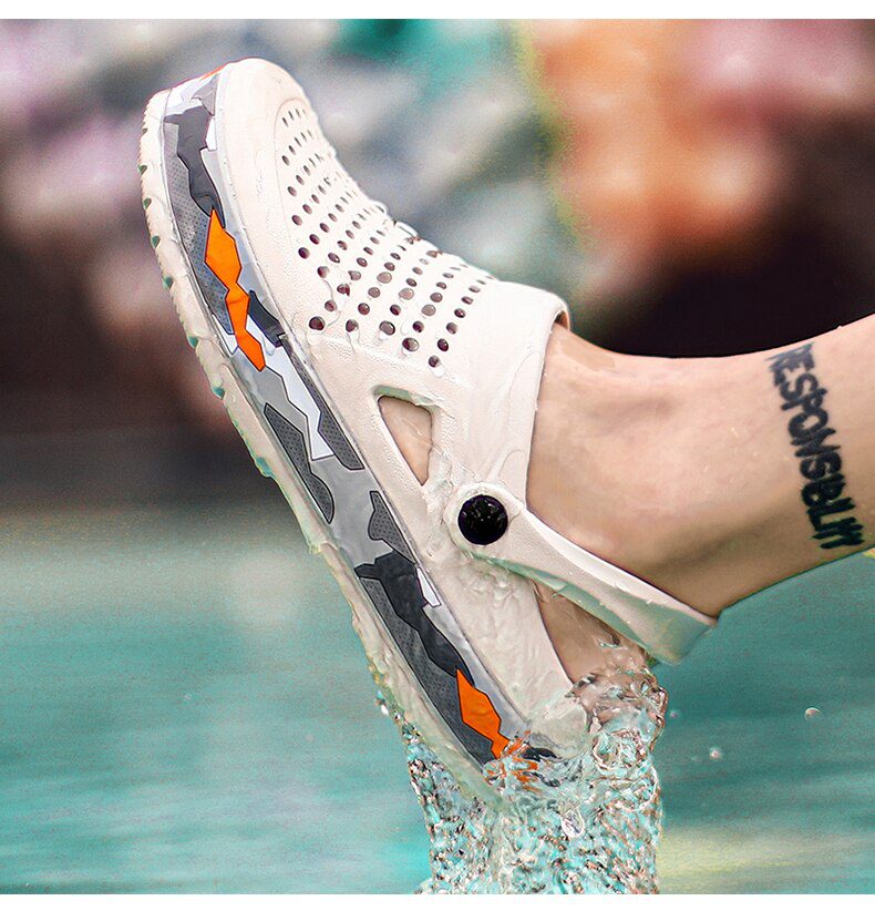 Brand Men Sandals Black Garden Casual Aqua Clogs Hot Male Band Sandals Summer Slides Beach Swimming Shoes Slippers Brand Men Sandals Black Garden Casual Aqua Clogs Hot Male Band Sandals Summer Slides Beach Swimming Shoes Slippers