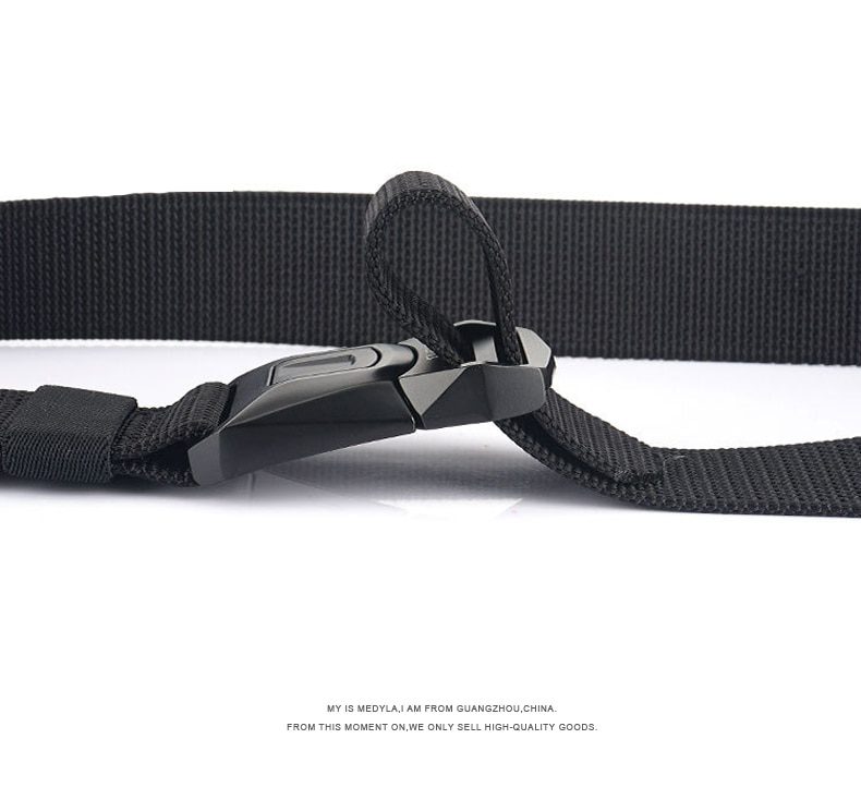 MEDYLA Official Genuine Tactical Belt metal Buckle Military Belt Soft Real Nylon Sports Accessories Men Christmas Gift BLL2035