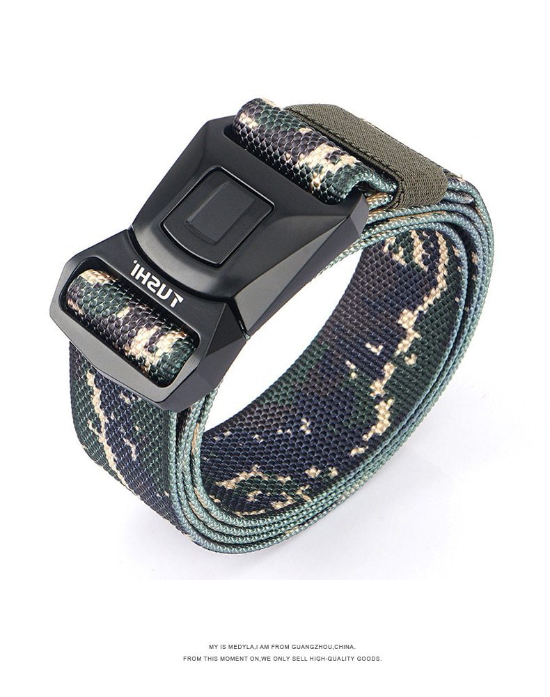 MEDYLA Official Genuine Tactical Belt metal Buckle Military Belt Soft Real Nylon Sports Accessories Men Christmas Gift BLL2035