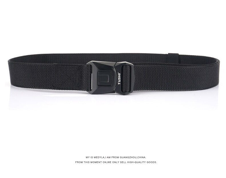 MEDYLA Official Genuine Tactical Belt metal Buckle Military Belt Soft Real Nylon Sports Accessories Men Christmas Gift BLL2035