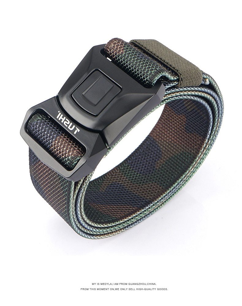 MEDYLA Official Genuine Tactical Belt metal Buckle Military Belt Soft Real Nylon Sports Accessories Men Christmas Gift BLL2035