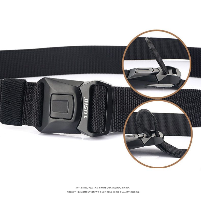 MEDYLA Official Genuine Tactical Belt metal Buckle Military Belt Soft Real Nylon Sports Accessories Men Christmas Gift BLL2035