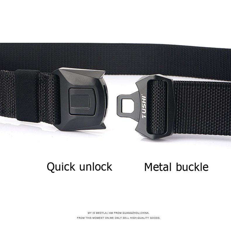 MEDYLA Official Genuine Tactical Belt metal Buckle Military Belt Soft Real Nylon Sports Accessories Men Christmas Gift BLL2035
