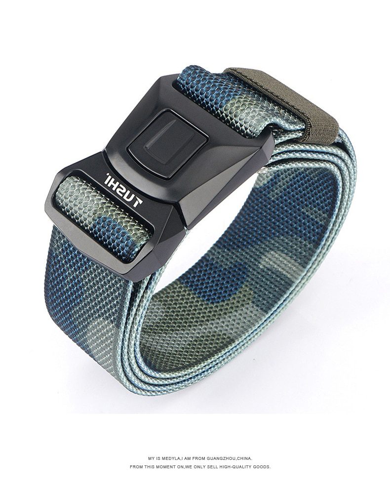 MEDYLA Official Genuine Tactical Belt metal Buckle Military Belt Soft Real Nylon Sports Accessories Men Christmas Gift BLL2035
