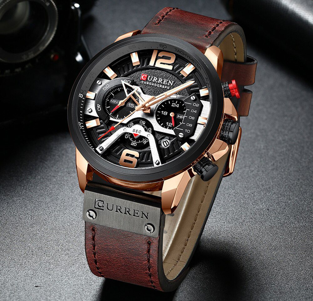 CURREN Casual Sport Watches for Men Blue Top Brand Luxury Military Leather Wrist Watch Man Clock Fashion Chronograph Wristwatch CURREN Casual Sport Watches for Men Blue Top Brand Luxury Military Leather Wrist Watch Man Clock Fashion Chronograph Wristwatch