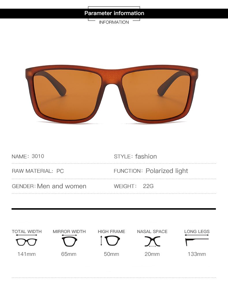 Polaroid Sunglasses Unisex Square Vintage Sun Glasses Famous Brand Sunglases Polarized Sunglasses Oculos Feminino for Women Men