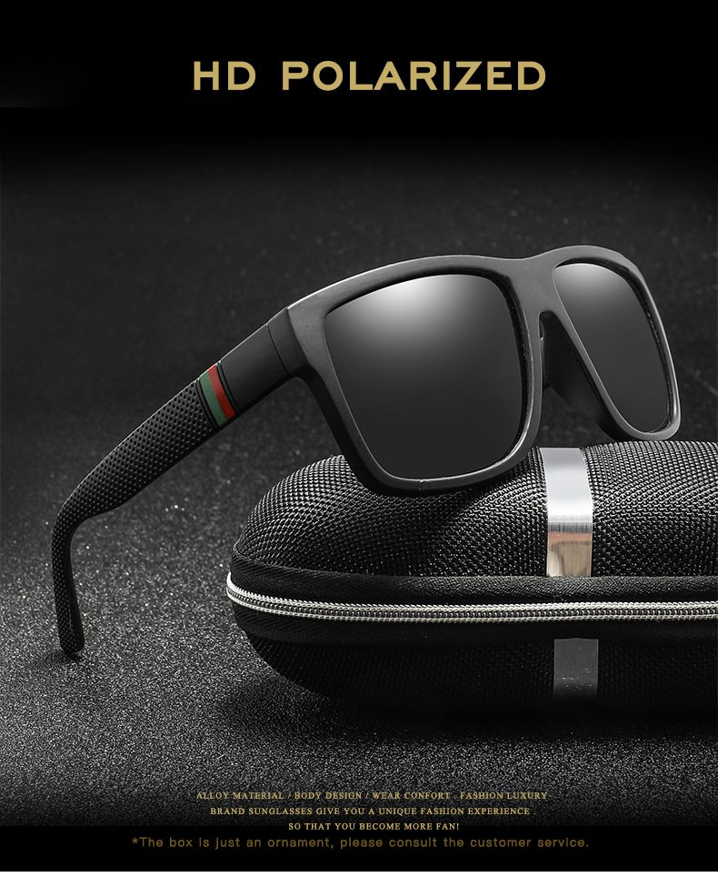 Polaroid Sunglasses Unisex Square Vintage Sun Glasses Famous Brand Sunglases Polarized Sunglasses Oculos Feminino for Women Men