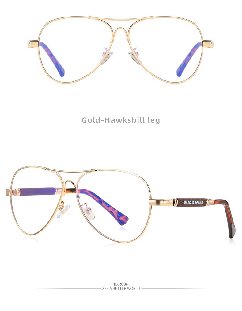 BARCUR Original Men Sunglasses Polarized Anti Blue Light Protect Men's Sun Glasses Women Pilot UV400 Eyewear