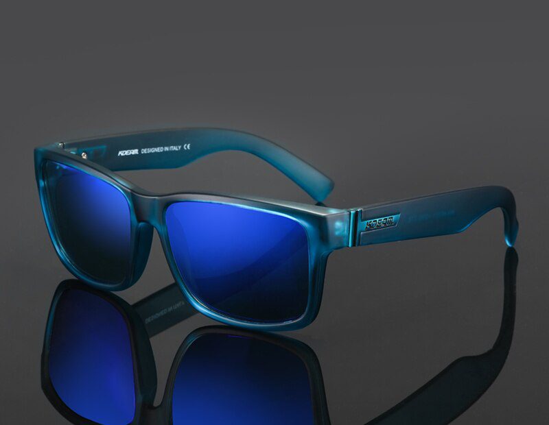 KDEAM Revamp Of Sport Men Sunglasses Polarized Shockingly Colors Sun Glasses Outdoor Driving Photochromic Sunglass With Box