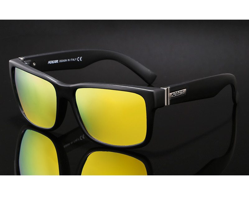 KDEAM Revamp Of Sport Men Sunglasses Polarized Shockingly Colors Sun Glasses Outdoor Driving Photochromic Sunglass With Box