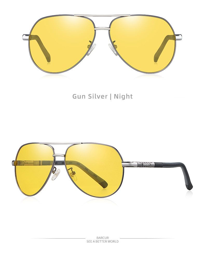 BARCUR Men Sunglasses Polarized UV400 Protection Driving Sun Glasses Women Male Oculos De Sol